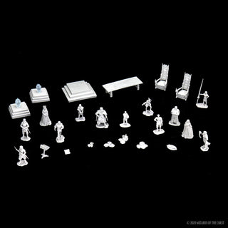 WizKids Deep Cuts Unpainted Miniatures - Castle - Royal Court