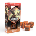 Dice - Sirius - Polyhedral RPG Set (14 ct.) - 16mm - Adventure Dice - Barbarian Orange (Refresh)