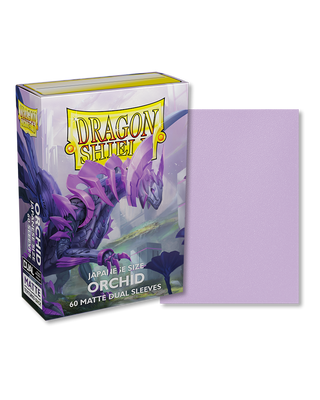 Deck Sleeves (Small) - Dragon Shield - Japanese - Matte Dual - Orchid (60 ct.)