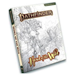 Pathfinder 2E (Second Edition) RPG - Howl of the Wild - Sketch Cover