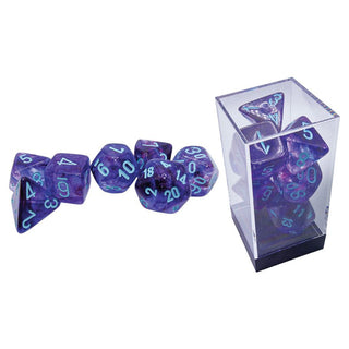 Dice - Chessex - Mega Hedrals Set (7 ct.) - Nebula - Nocturnal/Teal