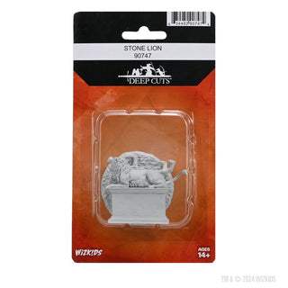 Pathfinder Deep Cuts - Unpainted Miniatures - Stone Lion