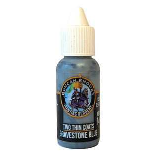 Painting - Two Thin Coats - Gravestone Blue (15 ml.)