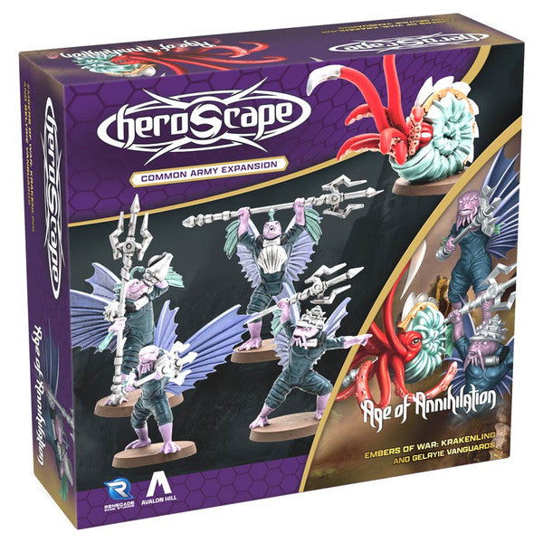 Heroscape - Army Expansion - Krakenling and Gelryie Vanguards