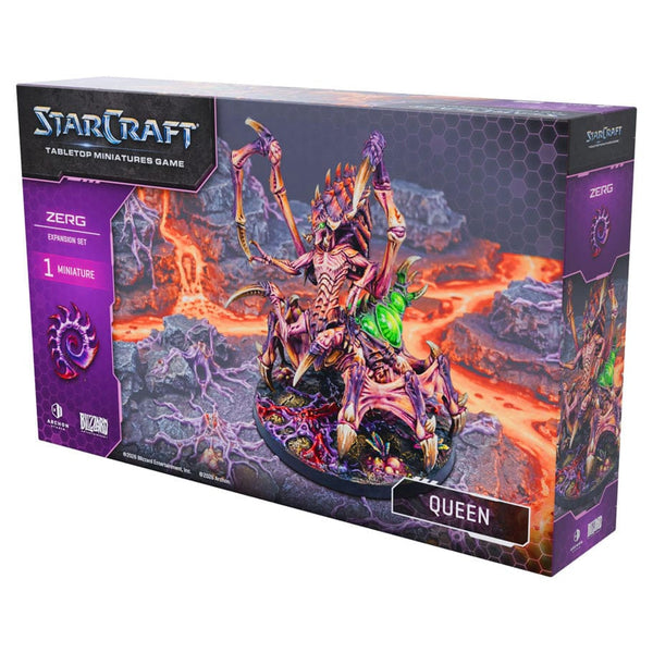 (NOT FOR SALE UNTIL 08/07/2026) StarCraft Tabletop Miniatures Game - Zerg Queen Expansion Set