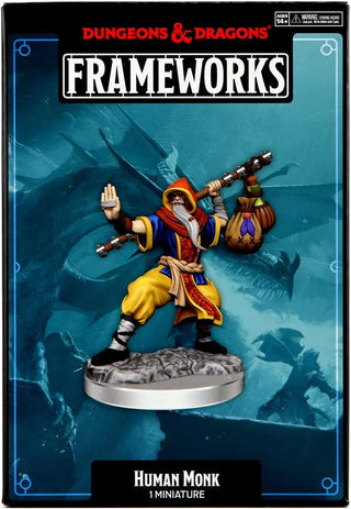 D&D - Frameworks Miniatures - Human Monk Male