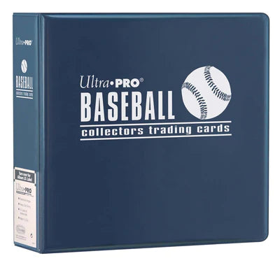 Ultra Pro - Card Storage - Binder - 3" D-Ring Album - Baseball - Blue