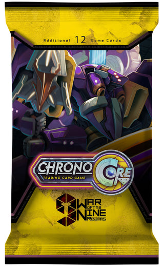 (NOT FOR SALE UNTIL 02/12/2026) Chrono Core TCG - War of the Nine Realms Booster Pack