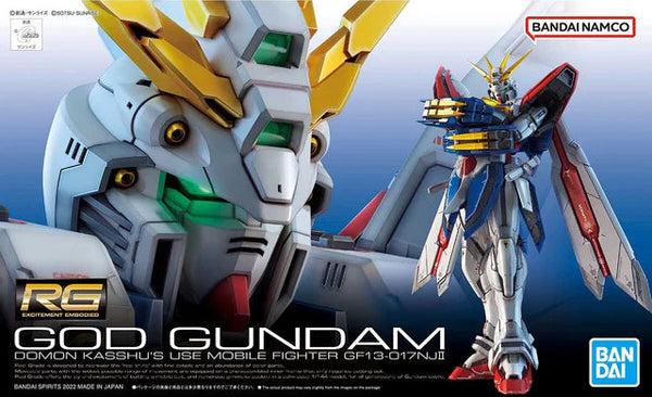 Bandai Hobby -  G Gundam - RG God Gundam 1/144 Model Kit