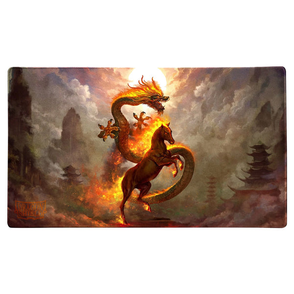 Playmat & Playmat Tube - Dragon Shield - Fire Horse