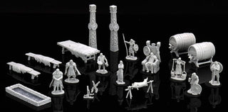 WizKids Deep Cuts - Unpainted Miniatures - Vikings
