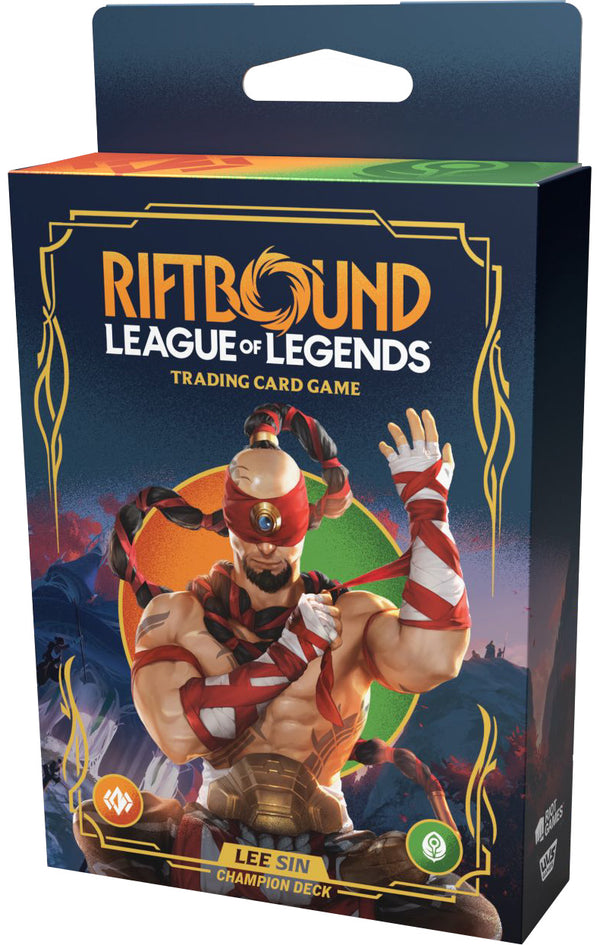League of Legends TCG - Riftbound -  Origins Champion Deck - Lee Sin