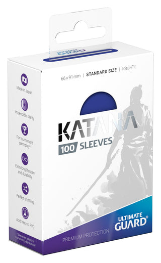 Deck Sleeves - Ultimate Guard - Katana - Blue (100 ct.)