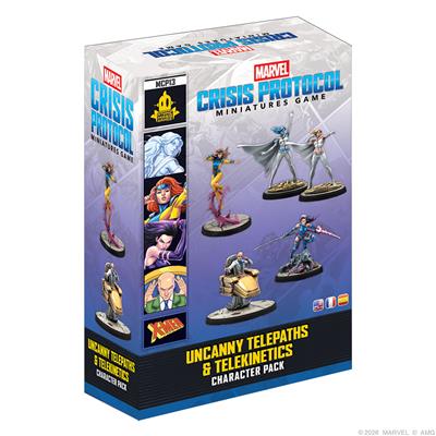 (NOT FOR SALE UNTIL 08/21/2026) Marvel Crisis Protocol - Uncanny Telepaths & Telekinetics Character Pack