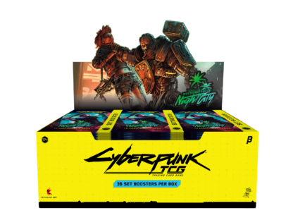 (NOT FOR SALE UNTIL 09/10/2026) Cyberpunk TCG - Beta - Welcome to Night City Booster Display Box