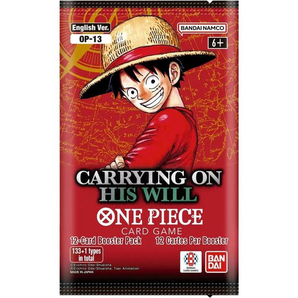 One Piece TCG - The Best - (OP13) Carrying On His Will Booster Box Pac | Jersey's Cards & Comics One Piece TCG - The Best - (OP13) Carrying On His Will Booster Box Pac | Jersey's Cards & Comics