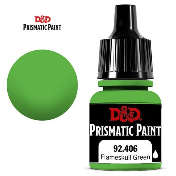 Painting - WizKids - D&D - Prismatic Paint - Color - Flameskull Green (8 ml.)