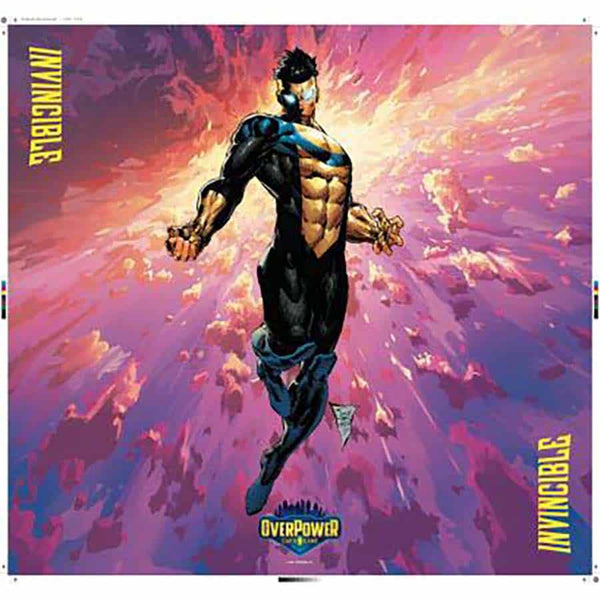 (NOT FOR SALE UNTIL 08/28/2026) Playmat - OverPower Card Game - Double Playmat - Invincible: Invincible