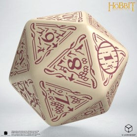 Dice - Q-Workshop - The Hobbit - Jumbo Spindown D20 - Terra