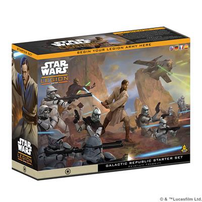 (NOT FOR SALE UNTIL 10/17/2025) Star Wars: Legion – Galactic Republic Starter Set