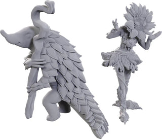 Pathfinder Deep Cuts - Unpainted Miniatures - Sunflower Leshy and Fruit Leshy