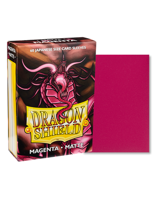 Deck Sleeves (Small) - Dragon Shield - Japanese - Matte - Magenta (60 ct.)