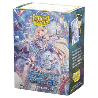 Deck Sleeves - Dragon Shield - Dual Art - Matte - Grand Archive - Alice, Golden Queen (100 ct.)