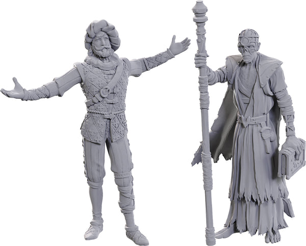 D&D - Unpainted Miniatures - Nolzur's Marvelous Miniatures - Baldur's Gate 3 - Volo & Withers