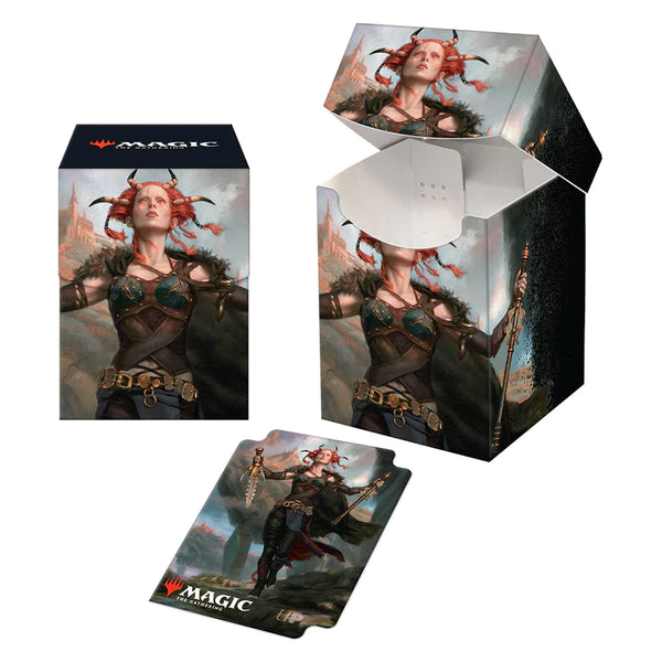 Deck Box w/ Deck Sleeves - Ultra Pro - Pro-100+ - Magic: The Gathering - Commander Legends (100 ct.) - Jeska, Thrice Reborn