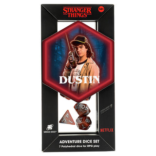 Dice - Sirius - Polyhedral RPG Set (7 ct.) - Adventure Dice - Stranger Things - Dustin