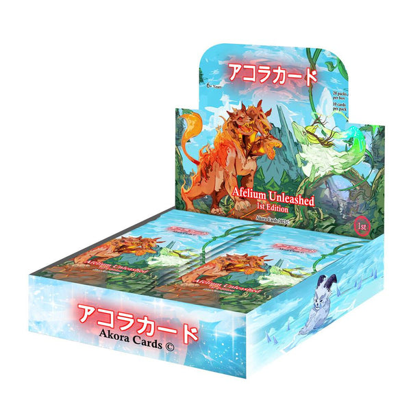Akora TCG - Afelium Unleashed  (1st Edition)  Booster Display Box
