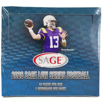 2026 Sage Low Series Football Hobby Box
