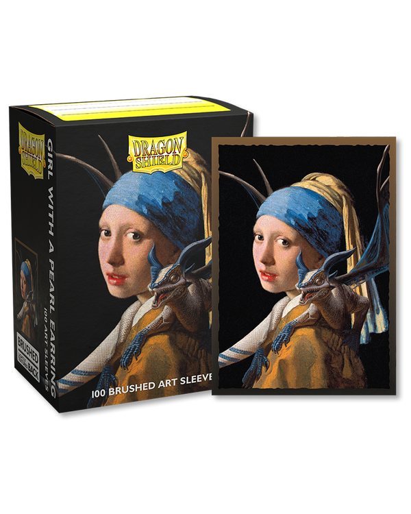 Deck Sleeves - Dragon Shield - Art - Brushed - Girl With a Pearl Earring (100 ct.)