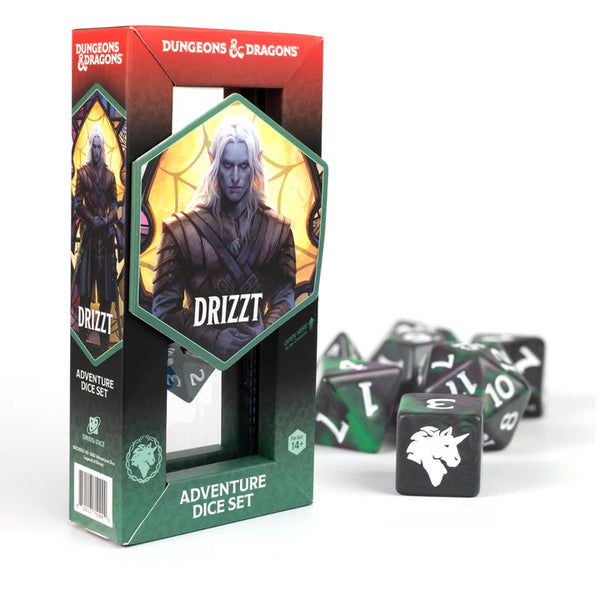 Dice - Sirius - Polyhedral RPG Set (7 ct.) - 16mm - Adventure Dice - Legend of Drizzt