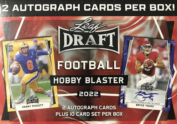 2022 Leaf Draft Football Hobby Blaster Box