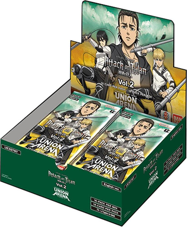 Union Arena TCG - Attack on Titan Vol. 2 Booster Display Box