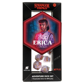 Dice - Sirius - Polyhedral RPG Set (7 ct.) - Adventure Dice - Stranger Things - Erica