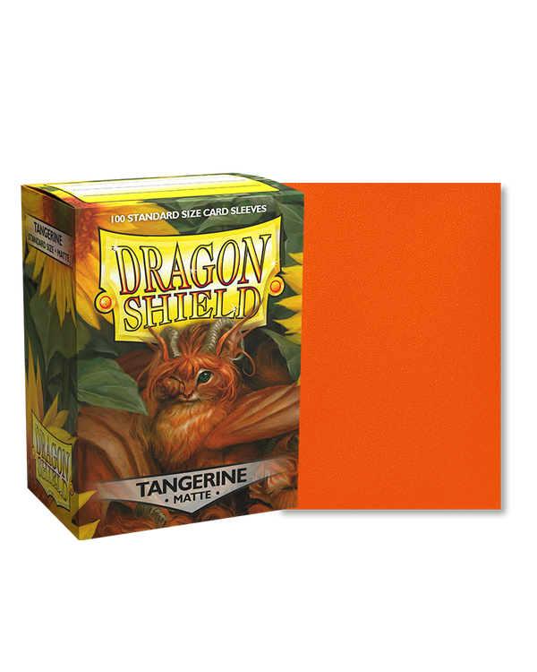 Deck Sleeves - Dragon Shield - Matte - Tangerine (100 ct.)