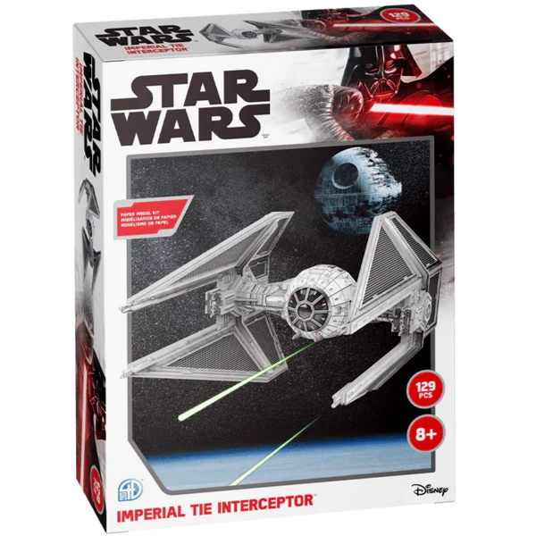 Star Wars - Imperial TIE/IN Interceptor - Paper Model Kit - 3D Puzzle (129 Pcs.)