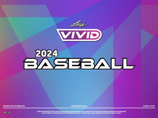 2024 Leaf Vivid Baseball Hobby Box