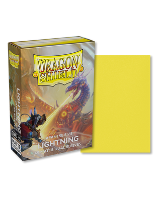 Deck Sleeves (Small) - Dragon Shield - Japanese - Matte Dual - Lightning (60 ct.)