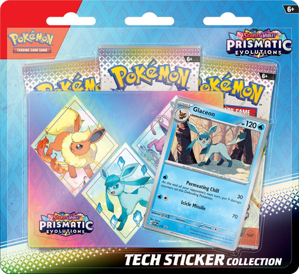 Pokémon TCG - Prismatic Evolutions - Tech Sticker Collection (Glaceon) (PREORDER - 1/17/25)