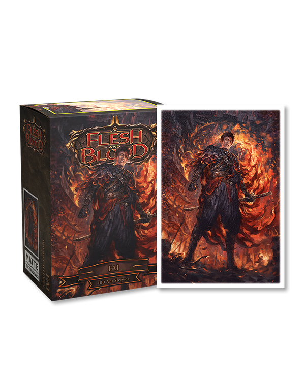 Deck Sleeves - Dragon Shield - Art - Matte - Flesh & Blood - Fai (100 ct.)