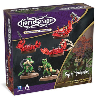 Heroscape - Boiling Tension:  Molten Crustaceans and Tanuki Tricksters - Army Expansion