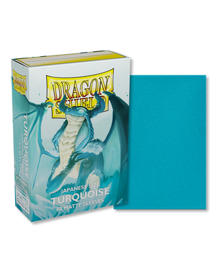 Deck Sleeves (Small) - Dragon Shield - Japanese - Matte - Turquoise (60 ct.)