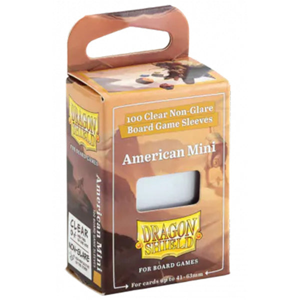 Board Game Sleeves - Dragon Shield - Non-Glare - American Mini (41 x 63mm) (100 ct.)