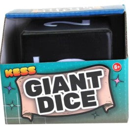 Dice - Kess - Oversized D6 Foam Die - Black