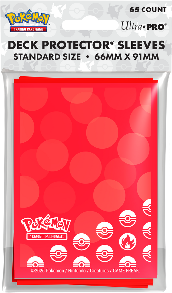 Deck Sleeves - Ultra Pro - Deck Protector - Pokémon - Fire Type (65 ct.)