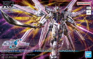 Bandai Hobby - Mobile Suit Gundam: SEED Freedom - HG 1/144 Scale Mighty Strike Freedom Gundam Model Kit