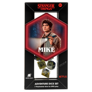 Dice - Sirius - Polyhedral RPG Set (7 ct.) - Adventure Dice - Stranger Things - Mike